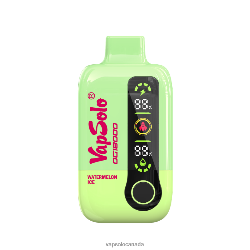 VapSolo DG18000 Disposable Vape | Vapsolo Canada 4L82P58 Watermelon Ice