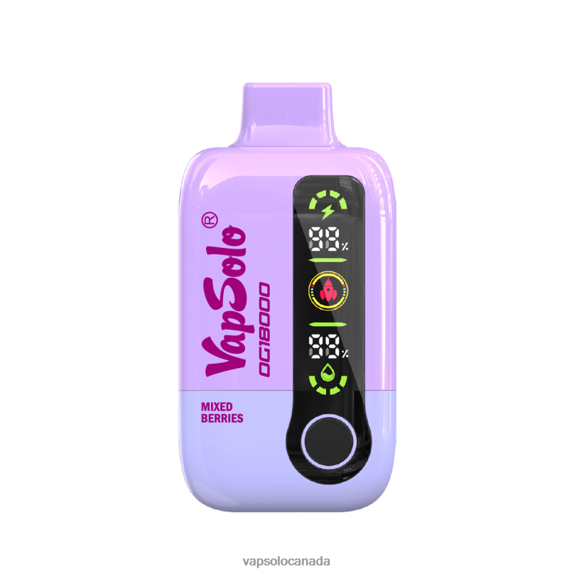 VapSolo DG18000 Disposable Vape | Vapsolo Puffs 4L82P51 Mixed Berry