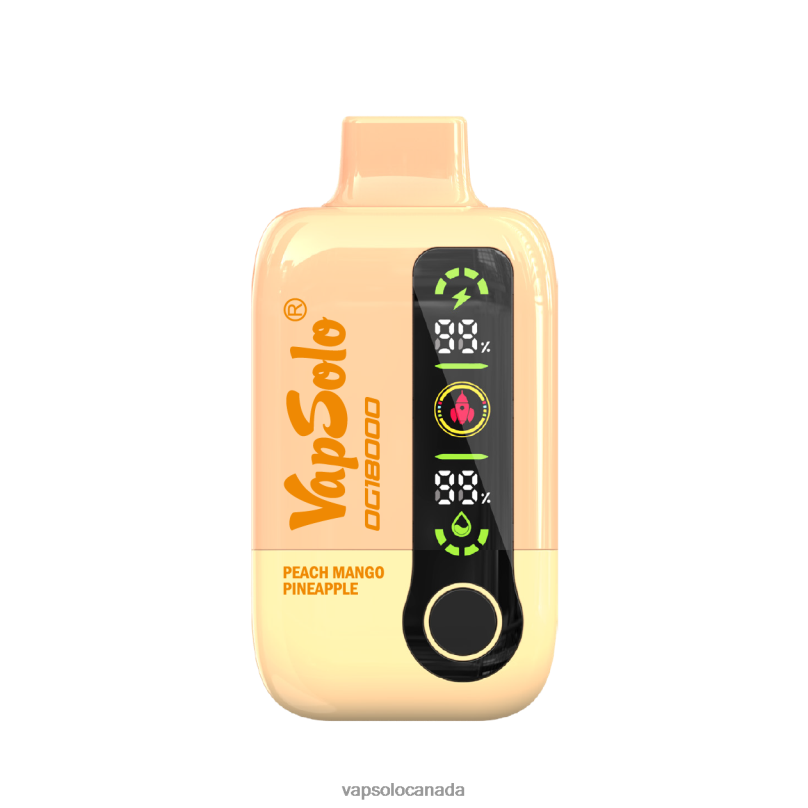 VapSolo DG18000 Disposable Vape | Vapsolo Review 4L82P53 Peach Mango Pineapple