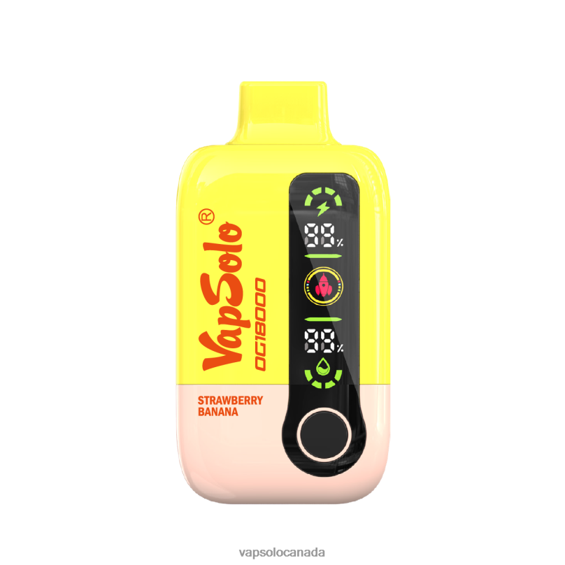 VapSolo DG18000 Disposable Vape | Vapsolo Review 4L82P56 Strawberry Banana