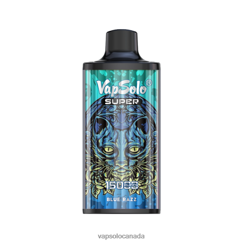 VapSolo SUPER Disposable Vape | Vapsolo Review 4L82P14 Blue Razz