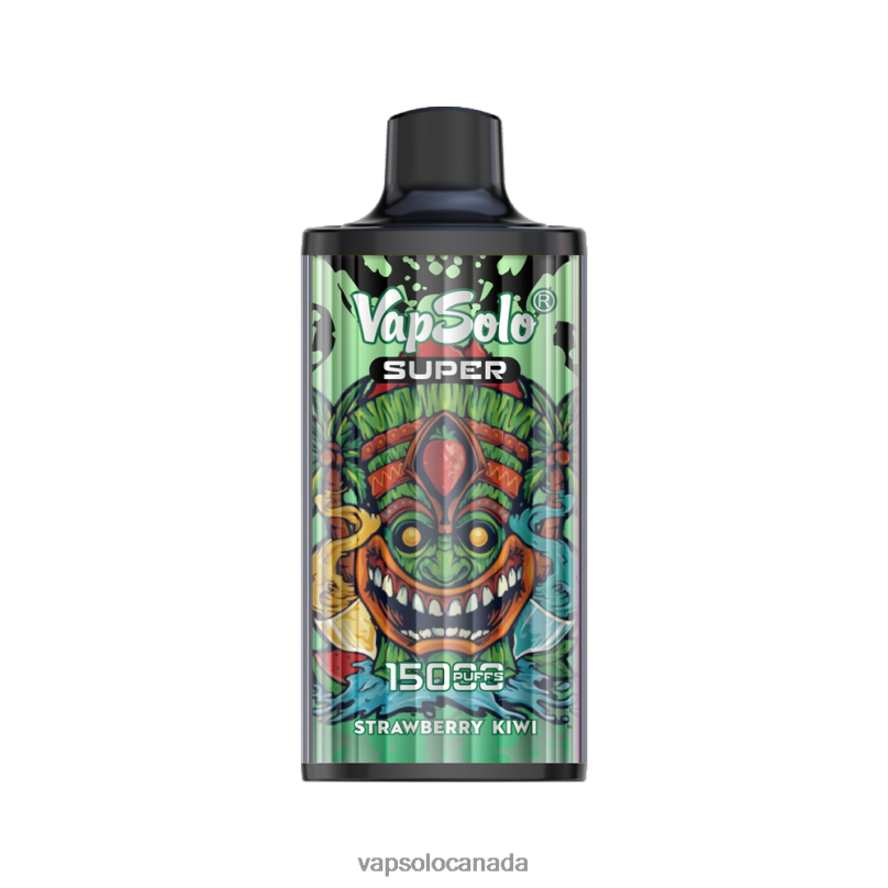 VapSolo SUPER Disposable Vape | Vapsolo Review 4L82P23 Strawberry Kiwi