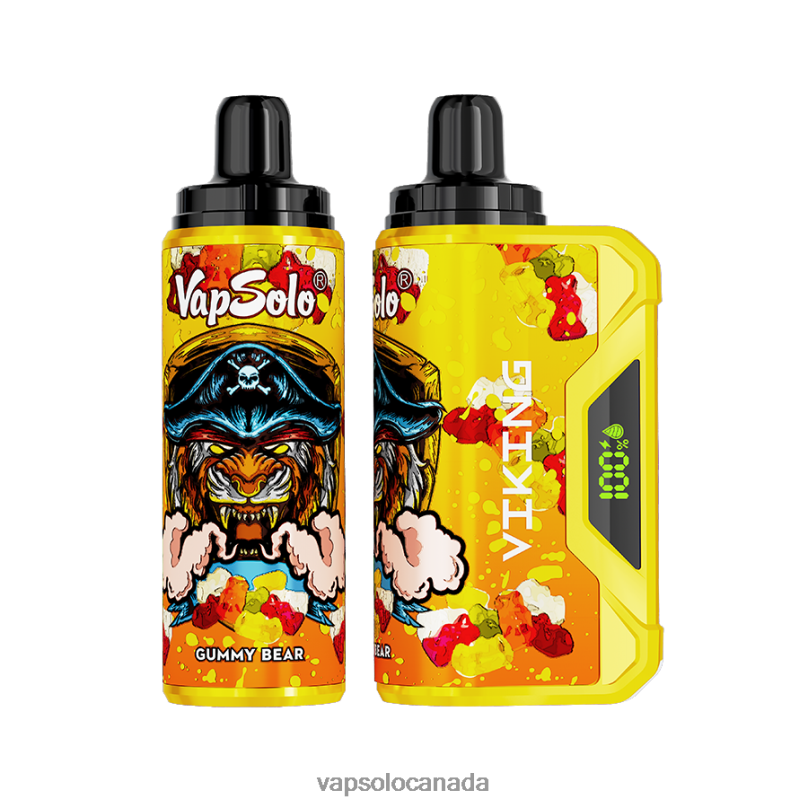 VapSolo VIKING Disposable Vape | Vapsolo Puffs 4L82P39 Gummy Bear