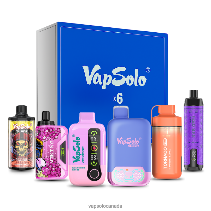 VapSolo Surprise Box Set | Vapsolo Canada 4L82P25 Random Flavors